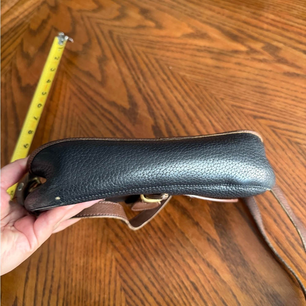 Vintage DOONEY & BOURKE ‎ Black Leather Crossbody Bag or Shoulder Purse - Picture 9 of 10